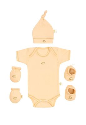 Imagen 1 del producto Ajuar 4 piezas para recién nacido orgánico