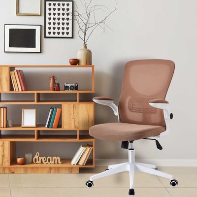 Imagen 2 del producto Silla de Oficina con Reposa Brazos Café