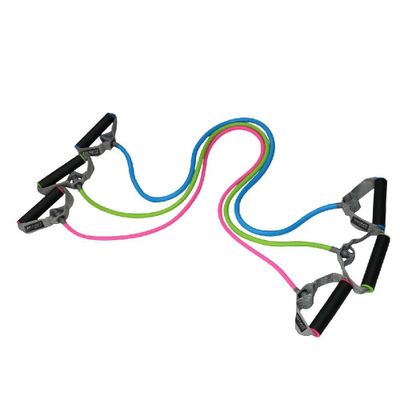 Set de 3 Bandas Elásticas de Resistencia Tubulares Pro con Agarres