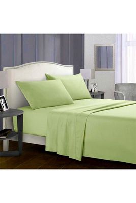 Juego de Sábanas de Microfibra Monaco King Verde