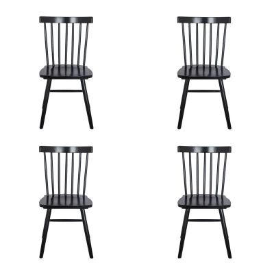 Imagen 1 del producto Pack 4 Sillas De Comedor Victoria Negra