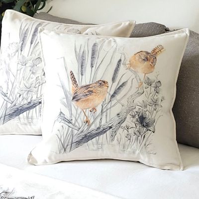 Imagen 2 del producto FUNDA COJÍN VELVET ENCANTO CHERCANES 45X45