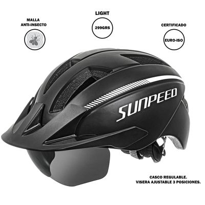 Imagen 2 del producto Casco Sunpeed Negro CE