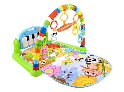 Imagen 1 del producto Gimnasio Portatil Piano Sonajero Para Bebes Verde