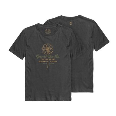 Polera Eco F-9 Niño Heather Black Gnomo