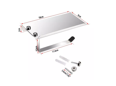 Imagen 2 del producto Porta Rollo Papel Higiénico Confort Soporte Celula