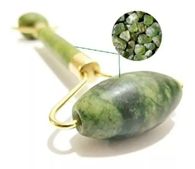 Imagen 2 del producto Rodillo Jade Masaje Facial Linfático Masajeador Facial