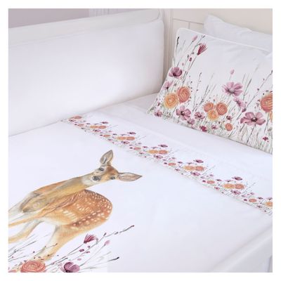 CUBREPLUMÓN MOISÉS BAMBI FLORCITAS