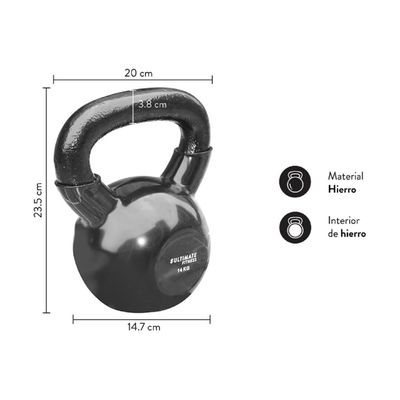 Imagen 2 del producto Kettlebell Pro – Pesa Rusa 14 kg