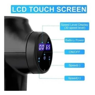 Imagen 2 del producto Pistola de Masajes Pro 30 Velocidades Recargable