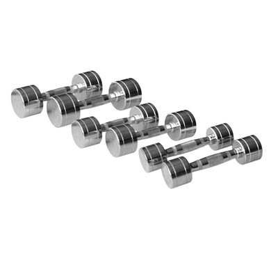 Pack 24KG Mancuernas Cromadas