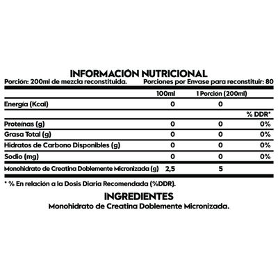 Imagen 2 del producto 2 Creatinas Monohidrato Doblemente Micronizadas 80 SV c/u -Sin sabor