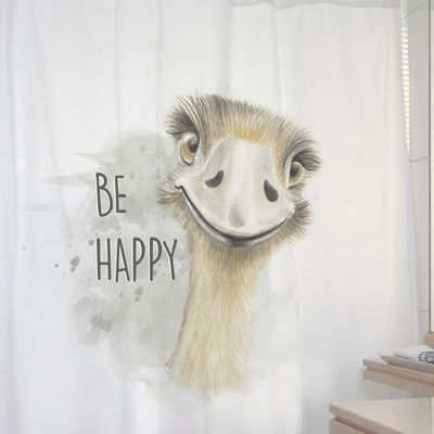 Imagen 2 del producto CORTINA BAÑO ALGODÓN EMU FELIZ