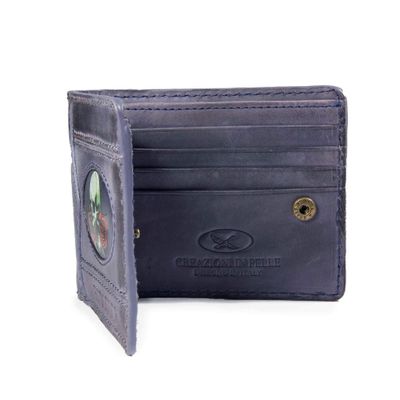 Imagen 2 del producto Billetera  Coco 992.2 Calavera Azul Gino Rodinis 