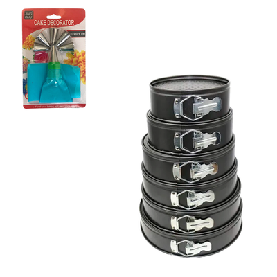 Molde De Reposteria 6 Piezas + Manga Pastelera