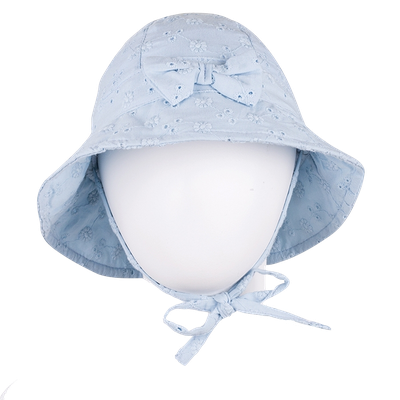 Gorro Bebé Niña Celeste Pillín