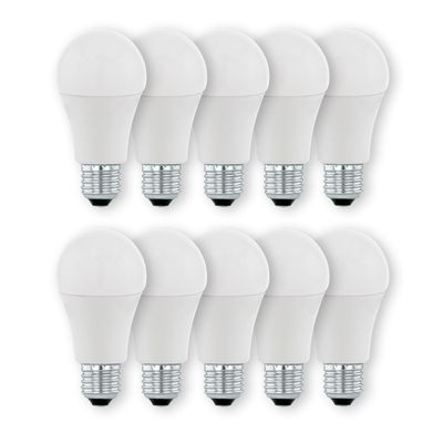 Pack de 10 Ampolletas LED E-27 15W Calido