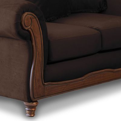 Imagen 2 del producto SOFA  RIMINI 3C TELA VELVET CHOCOLATE