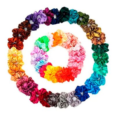 Set 50 Colets Surtido Para El Pelo De Satén