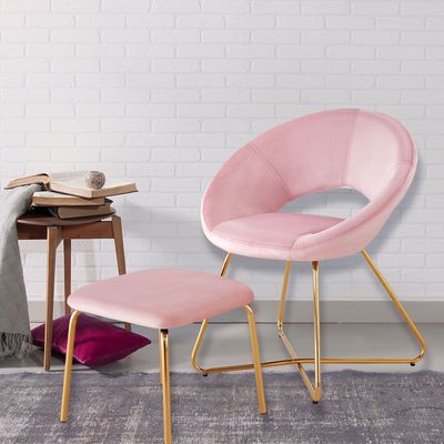 Imagen 2 del producto Sitial Poltrona Filippo con Reposapiés Rosa