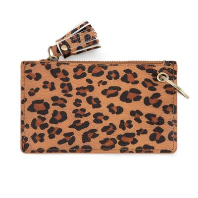 Imagen 2 del producto Ecosusi Llavero de pulsera con borla y lazo  - leopardo marrón