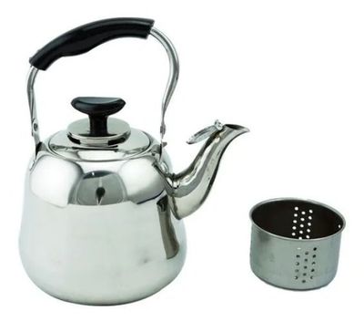 Imagen 1 del producto Tetera De Té 1 Lt Acero Inoxidable Con Filtro Té Infusiones
