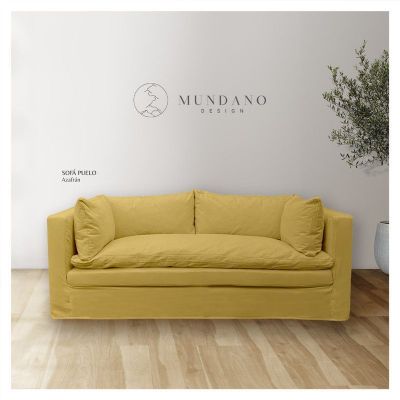 Imagen 2 del producto Sofá Puelo Lino Azafran 3C