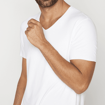 Imagen 2 del producto CAMISETA MODAL MANGA CORTA CUELLO V 