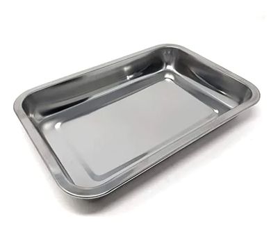 Bandeja Rectangular Fuente De Horno Acero Inoxidable