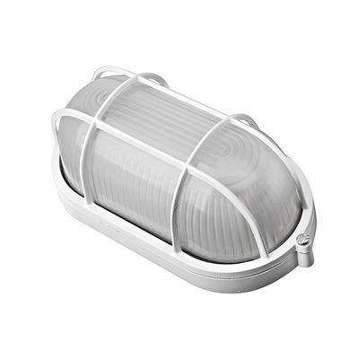 Foco Tortuga Porta E-27 Con Rejilla Exterior Blanco