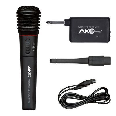 Imagen 2 del producto MICROFONO ALAMBRICO /INALAMBRICO METALICO AKC