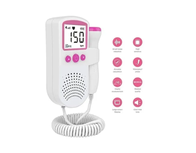 Imagen 2 del producto Monitor Frecuencia Cardiaca Latidos Fetales Bebé 2.5 Mhz