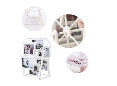 Imagen 2 del producto Rueda Porta Retrato Giratorio 12 Fotos De Escritorio