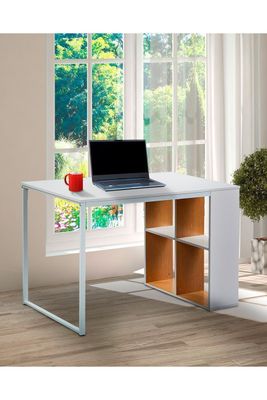 Imagen 2 del producto Escritorio con Librero Inferior Blanco