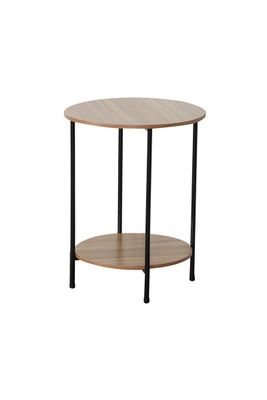 Mesa Lateral Redonda Noruega Industrial Café