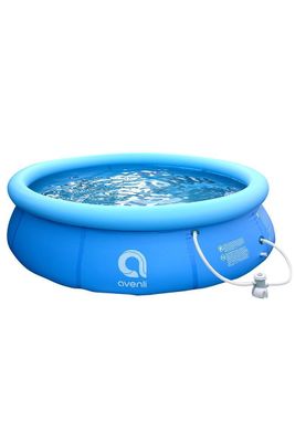 Piscina Inflable con Filtro 3618L 76x300cm Celeste