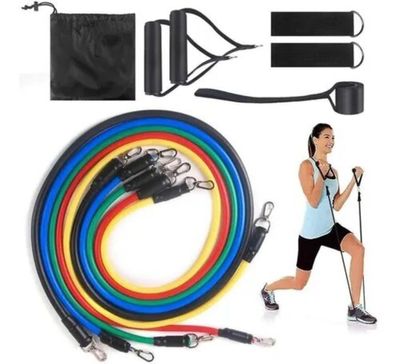 Set Bandas Elasticas Tubos 11 Piezas