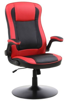 Silla Gamer con Base de Metal Rojo