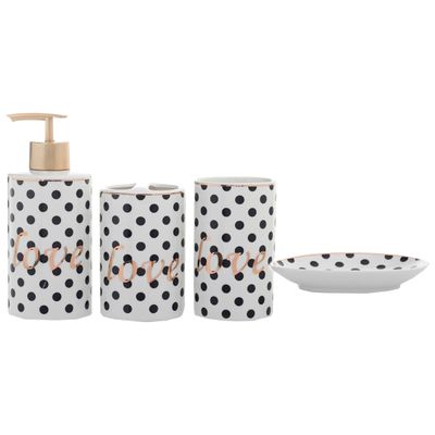 Juego de Baño Decorativo Marsella 4 Piezas