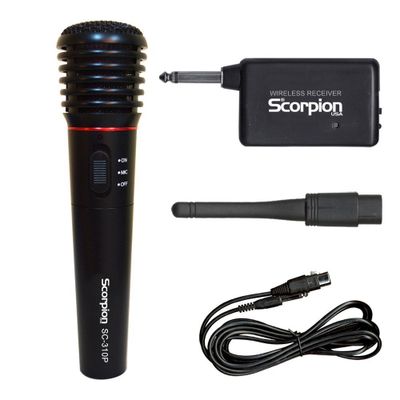 Imagen 2 del producto MICROFONO ALAMBRICO /INALAMBRICO PLASTICO SCORPION