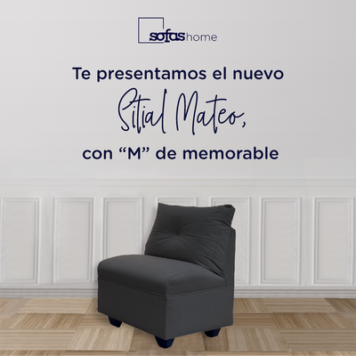 Imagen 2 del producto Butaca Mateo Chenille Grafito Pata Plastica 1C