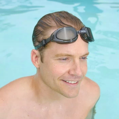 Imagen 2 del producto Lentes de Agua Anteojos Natación Gris Negro