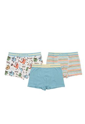 Pack triple boxers kids niño ficcus 639