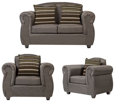 Living Merida 2-1-1 Tela Gris