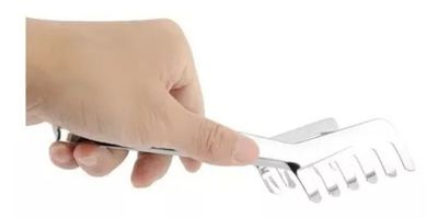 Imagen 2 del producto Tenaza Pinza Espagueti Acero Inoxidable Pasta Cocina