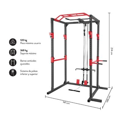 Imagen 2 del producto Power Rack R300 Pro – Jaula de Potencia