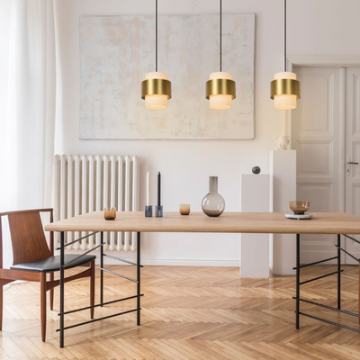 Imagen 2 del producto Lámpara Colgante Firmin Dorado 3xE27