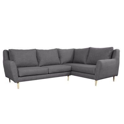 Imagen 2 del producto Seccional Lenora Felpa Gris