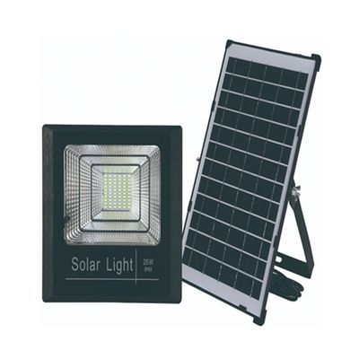 Foco Proyector De Área LED 25W Con Panel Solar
