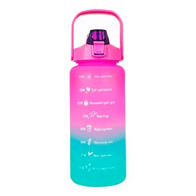 Imagen 2 del producto Pack 2 Botellas Agua Motivacionales De 2 Litros Y 900 Ml